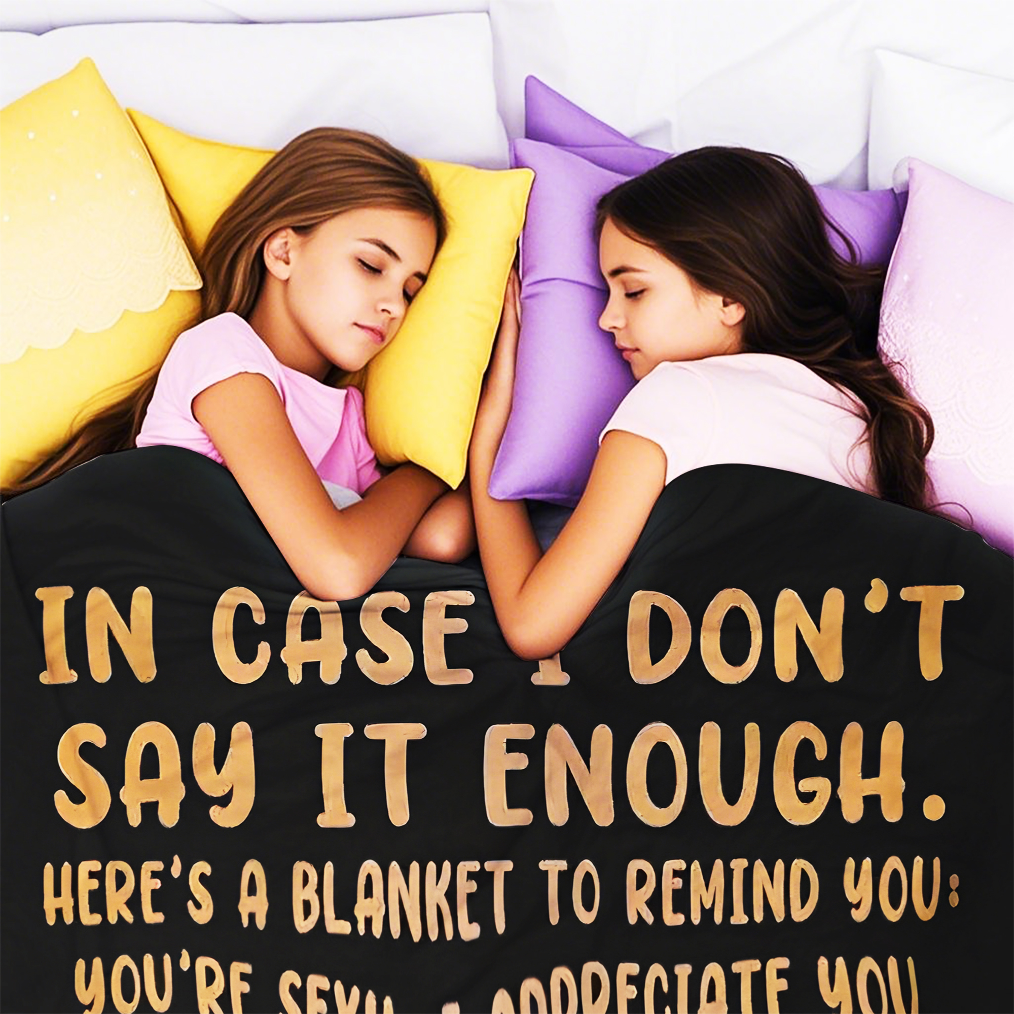 Flannel Fleece Throw Blanket For Love, Lightweight Cozy Plush Blanket for Sofa Couch,50"X60"