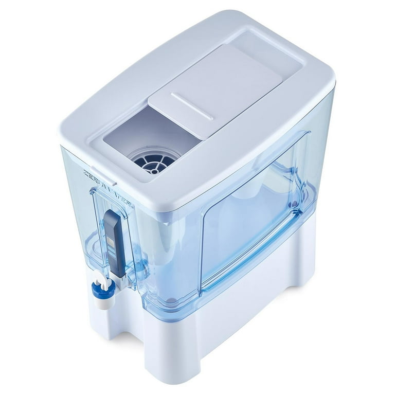 ZeroWater, Water Filtration Dispenser, 52 cups, Blue/White