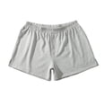 thumbnail image 4 of Men's Casual Shorts M Sportswear for Men Memory Mens Basketball Shorts Men Baggy Workout Trunks Mens Sheer Button below Knee Athletic with Pocket Summer Solid Grey M, 4 of 4