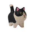 thumbnail image 2 of Precioso Gato Tallado en Madera Decoración Arte Escultura Trabajo Regalo Pequeña Estatua DIY Cumpleaños Arte Coleccionable Estantería DIY Terrario BLESIY Figura de gato tallada, 2 of 8