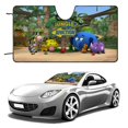 thumbnail image 1 of Junction Jungle Parasol para Parabrisas Delantero Protector Plegable, Visera Solar para Auto Bloquea Rayos UV Mantiene tu Vehículo Fresco 130cm*70cm, 1 of 6