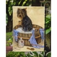 thumbnail image 3 of Carolines Treasures PPP3244GF Yorkie Bath Time Flag Garden Size  Small multicolor, 3 of 3