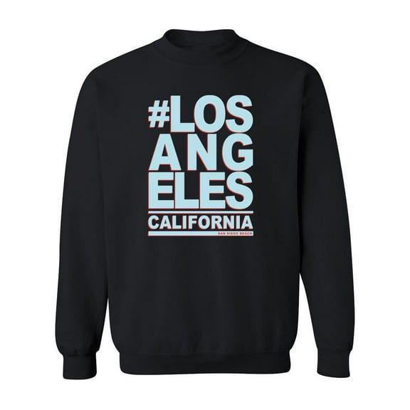 La California Sweatshirt Men - Men Sweatshirt, Black, 4XL