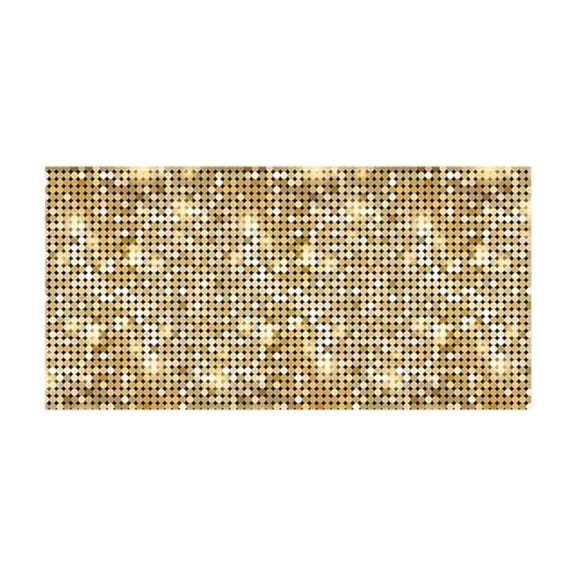 Gold Sequin Table Cover for Wedding Graduation Birthday Party Shiny Tablecloths Anniversary Supplies, 54x108in
