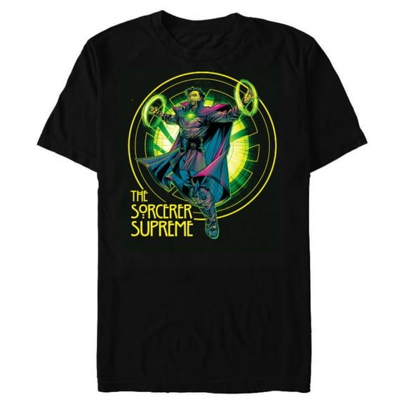 Marvel Doctor Strange The Sorcerer Supreme - Short Sleeve Blended T-Shirt for Adults - Customized-Black