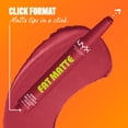 thumbnail image 6 of NYX Professional Makeup Fat Matte Lipstick, Smooth Color Long Lasting Lipstick, Plushin Plum, 0.07 oz, 6 of 12