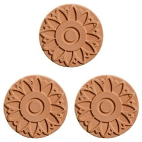 Junepar 3PCS Terracotta Brown Sugar Saver- Brown Sugar Keeper Disc to Maintain Food Moisture in Storage Container - Terra Cotta Bear Softener Alternative