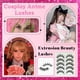 thumbnail image 5 of 5 pares de pestañas postizas de manga para cosplay, 3D, con forma de diablillo, estilo japonés, maquillaje natural, herramientas de extensión de belleza para Halloween., 5 of 7
