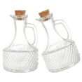 thumbnail image 4 of Transparent Glass Oil Dispenser with Anti-Spill Design for Kitchen Storage 2pcs, 4 of 6