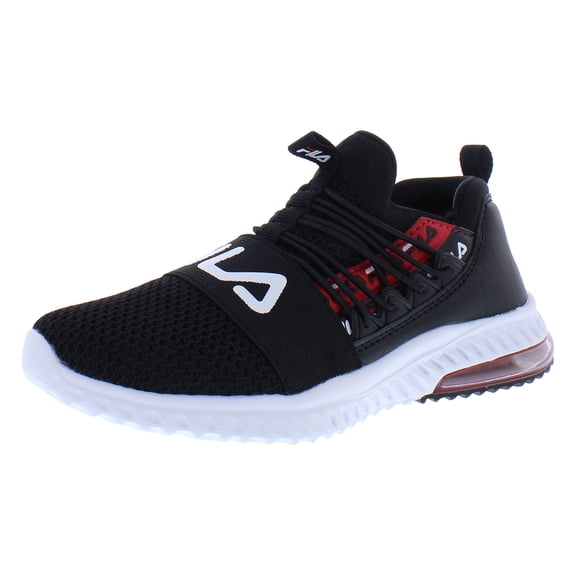 Fila Fantastiq 2 Boys Shoes Size 5, Color: Black/Red