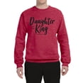 thumbnail image 2 of Wild Bobby Daughter Of The King 2 Corinthians 6:18 Inspirational/Christian Unisex Crewneck Graphic Sweatshirt, Vintage Heather Red, Large, 2 of 5