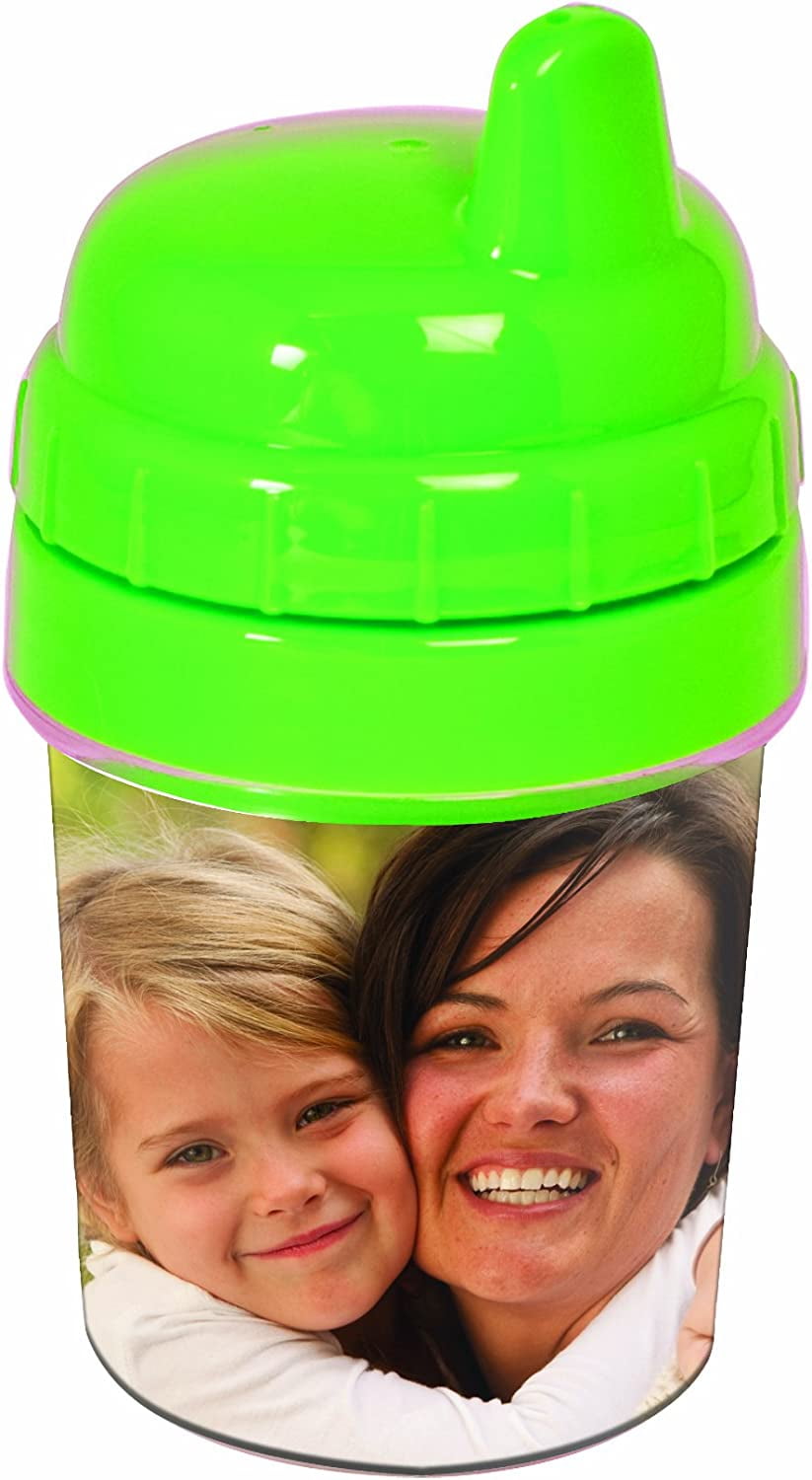 Thermo-Temp 5 oz. Personalized Toddler Sippy Cups in Green - Pack of 24