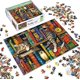 thumbnail image 2 of Rompecabezas de 1000 piezas Piao para adultos, rompecabezas clásicos, juego de habilidad para toda la familia, gato de estantería, 2 of 5