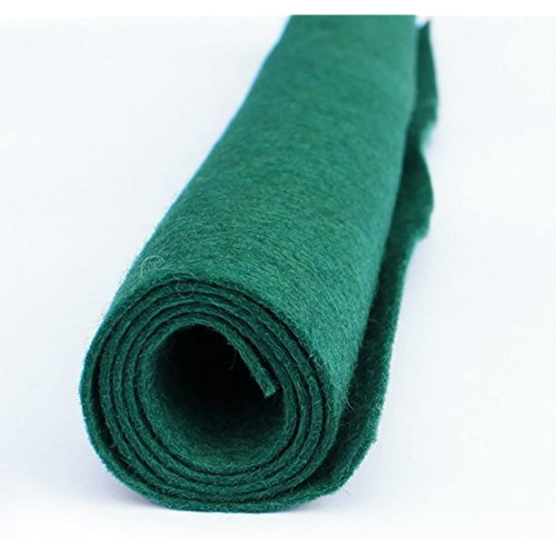 Hunter Green Wool Felt Oversized Sheet 35 Wool Blend 3 12x18 Inch Sheets Walmart Com Walmart Com