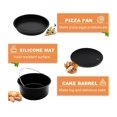 thumbnail image 5 of Accesorios para freidora de aire Juego de 10 piezas de 7 pulgadas para freidora de aire 5,2 5,8 cuartos, con revestimiento antiadherente, lavable a máquina 19,8 cm, negro, 5 of 5