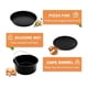 thumbnail image 5 of Accesorios para freidora de aire Juego de 10 piezas de 7 pulgadas para freidora de aire 5,2 5,8 cuartos, con revestimiento antiadherente, lavable a máquina 19,8 cm, negro, 5 of 5