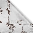 thumbnail image 6 of Ambesonne Nature Valance & Curtain, Sketchy Style Butterflies, 55"x36", Brown White, 6 of 7