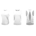 thumbnail image 3 of UPPADA Womens Shapewear Tank Top with Built In Bra Seamless Body Shaper Slimming Compression Camisole Tank Tops Seamless Cami Tank Top Stretch Comfy Soft Base Tees White,L, 3 of 7