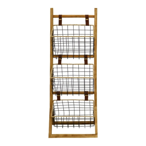 Cesta de almacenamiento, soporte de suelo, estante de almacenamiento, artículos de tocador para verduras, libros, cesta de frutas, organizador de pie
