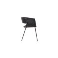 thumbnail image 3 of Dining Chairs - Wood & Metal Set of 2 - Modern Round Back Upholstered Seat, 3 of 9