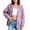 Hot Pink, variant on CBASIHI Womens Oversized Sweatshirts with Pockets- Drop Shoulder Long Sleeve Fall Casual Trendy Drawstring Zip Up Hoodies Gray Size S-2XL