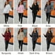 thumbnail image 3 of Jersey de mujer Sudadera con capucha de lana para mujer, bolsillos sólidos, manga larga, cálida y difusa, sudadera, jerseys, Otoño Invierno, abrigos casuales 1 1, 3 of 5