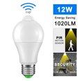 thumbnail image 2 of Bombilla Led Sensor De Luz Sensor Pir Detección Automática Bombilla De Lámpara Led De Ahorro De Energía Con Luz Blanca Fría Para Pasillo De Entrada Pasillo 12W E27 Advancent  HA027244-04, 2 of 5