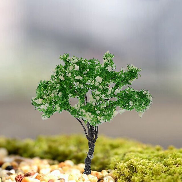 ZTTD Realistic Miniature Model Trees Detailed Trees for Dioramas Terrariums and Desktop Displays Natural Looking for Scenes and Art Projects Home Decor Desktop Ornament