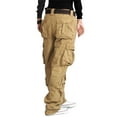 thumbnail image 2 of Genuiskids Women Baggy Cargo Pants High Waist Wide Straight Leg Punk Grunge Hip Hop Cargo Vintage Trousers with Pocket, 2 of 3