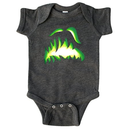 

Inktastic Melting Away Pumpkin Face in Lime Green Glow Gift Baby Boy or Baby Girl Bodysuit