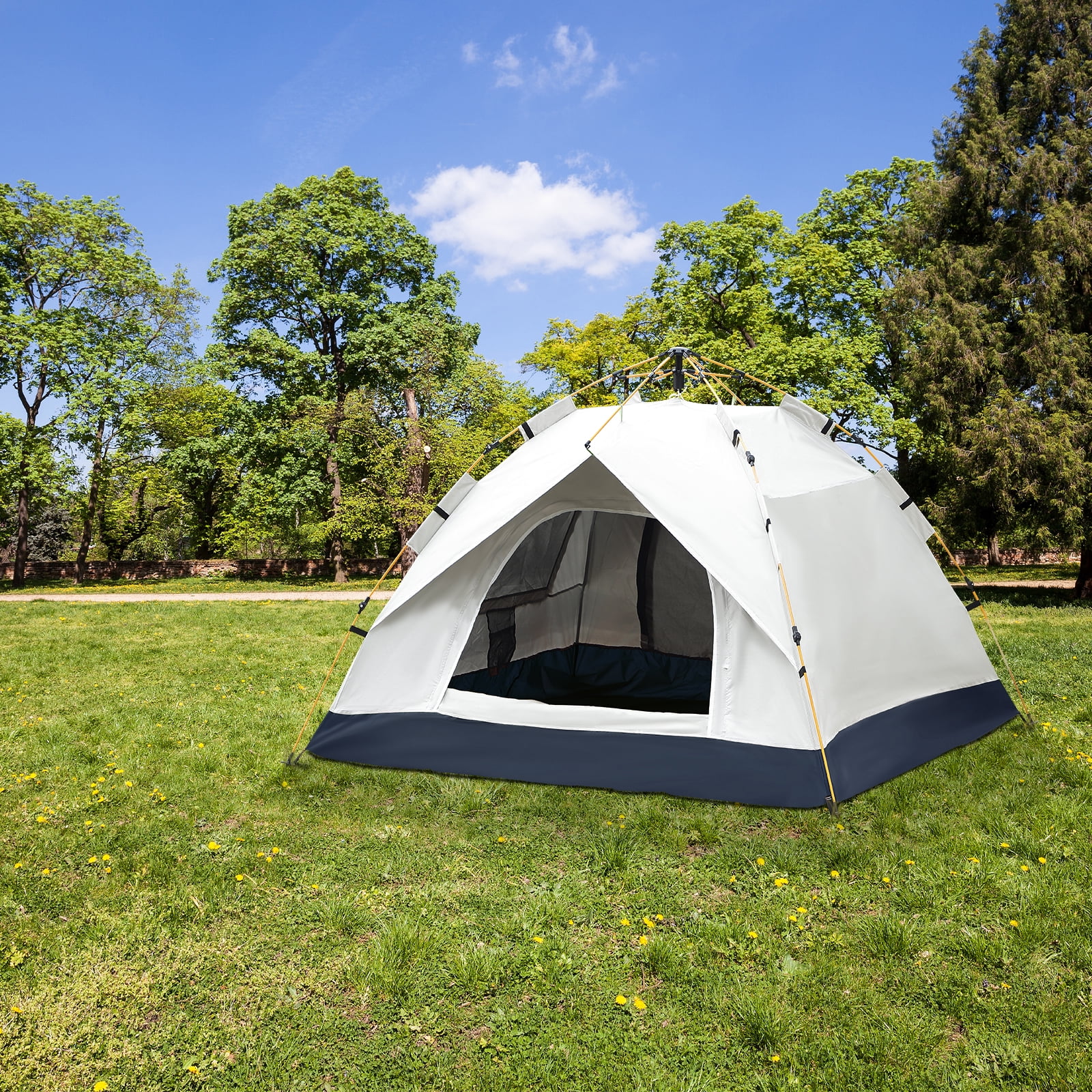Fast-Pitch Beige Camping Tent