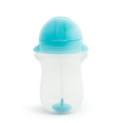 Munchkin® Any Angle™ Weighted Toddler Straw Cup with Click Lock™ Lid, 10 oz, Blue/Green, Unisex, 2 Pack