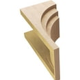 thumbnail image 6 of 12"W x 12"D x 24"H Wide Rockford Rough Cedar Woodgrain TimberThane Corbel, Primed Tan, 6 of 6