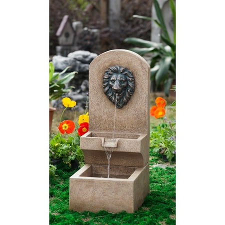 Jeco Lion Head Wall Tier Indoor Outdoor Fountain Com Jeco Lion Head Wall Tier Indoor Outdoor Fountain