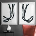 thumbnail image 5 of Wexford Home Onyx Ribbon I Premium Framed Print, 26.5" x 36.5" - Ready to Hang, Silver (Set of 2), 5 of 9