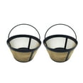 thumbnail image 1 of DEEPCRAFF 2Pack Permanent Gold Coffee Filter with Filtration Function for Coffee Makers in Bucket Shape, 1 of 8