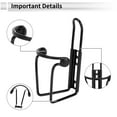 thumbnail image 6 of Unique Bargains 1 Pcs Universal Motorcycle Bike Drink Holder Motorbike Bicycle Water Bottle Cup Holder Black Aluminum Alloy, 6 of 7