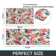 thumbnail image 7 of Pioneer Flower Floral Print Pattern Kitchen Rugs Sets Of 2,Anti Fatigue Kitchen Mat Rugs Non Slip Washable,Decorative Kitchen Floor Mats for Kitchen,Sink,Laundry,17"x30"+17"x47", 7 of 7