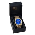 thumbnail image 3 of Ice Star Men's Luxury 45mm Nugget Watch with Diamond Accent Dial - Adjustable Band - Quartz Movement - Exquisite 14k Gold Finish, 3 of 5
