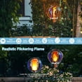 thumbnail image 6 of Butterfly Flower Solar Hot Air Balloon Lantern with Flame, Glass Balloon Lantern Outdoor Waterproof Lights, Hanging Solar Lights for Outside Garden Patio Porch Tree Yard, 6 of 6