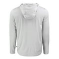 thumbnail image 3 of Men's Cutter & Buck Gray Texas Longhorns Coastline Epic Comfort Eco Recycled Long Sleeve Hoodie T-Shirt, 3 of 3