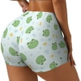thumbnail image 2 of Naloa Kawaii Frogs Biker Shorts for Women Seamless Scrunch Short Women’s Yoga Shorts for Gym Running Sport Shorts -, 2 of 9