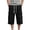 Black, variant on mens shorts Cargo Capri Pants Multi Pocket Loose Casual Shorts Summer Lightweight Breathable,Gray,XXXXXXXXL