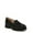 Black, variant on SOUL Naturalizer Womens Ophelia Slip On Lug Sole Loafers - Medium & Wide Width