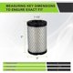 thumbnail image 3 of (Pack of 2) D130 D140 D110 D105 Air Filter for John Deere MIU14395 E130 E100 E120 Z225 D100 Z235 Z255 L105 X124 L107 Husqvarna YTH22V46 YTH24V48 YTA22, 3 of 5