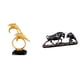 thumbnail image 1 of Figura de delfín,Colección de adornos de escritorio con figuras de delfines,Estatua de escritorio,Figura decorativa de pelea de toros y osos,Colecciones de esculturas de toros,artesanía de, 1 of 8