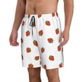 thumbnail image 2 of Salouo Hand Drawn Strawberry Pattern Swim Trunks for Men,Men's Hawaiian Bathing Suit Swimsuits Quick Dry Swimming Board Shorts Beach Shorts with Pockets-Medium, 2 of 6