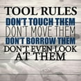 thumbnail image 3 of Kimberly, Allen 15x15 Black Modern Framed Museum Art Print Titled - Tool Rules, 3 of 5