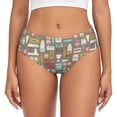 thumbnail image 1 of Fotbe Kitchen Food Calzones Estampados para Mujer – Ropa Interior de Algodón, Cómoda, Suave y Elástica-Medium, 1 of 6
