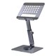 thumbnail image 1 of Soporte de escritorio giratorio 360 Soporte de tableta plegable ajustable para iPad (gris), 1 of 6